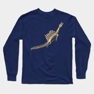 Spinosaurus Aegyptiacus (skeleton surfacing) Long Sleeve T-Shirt